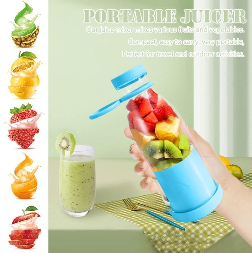 MK Mini Portable Blender — USB Rechargeable Smoothie Maker