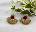 Turkish Maroon Nosia Ear studs